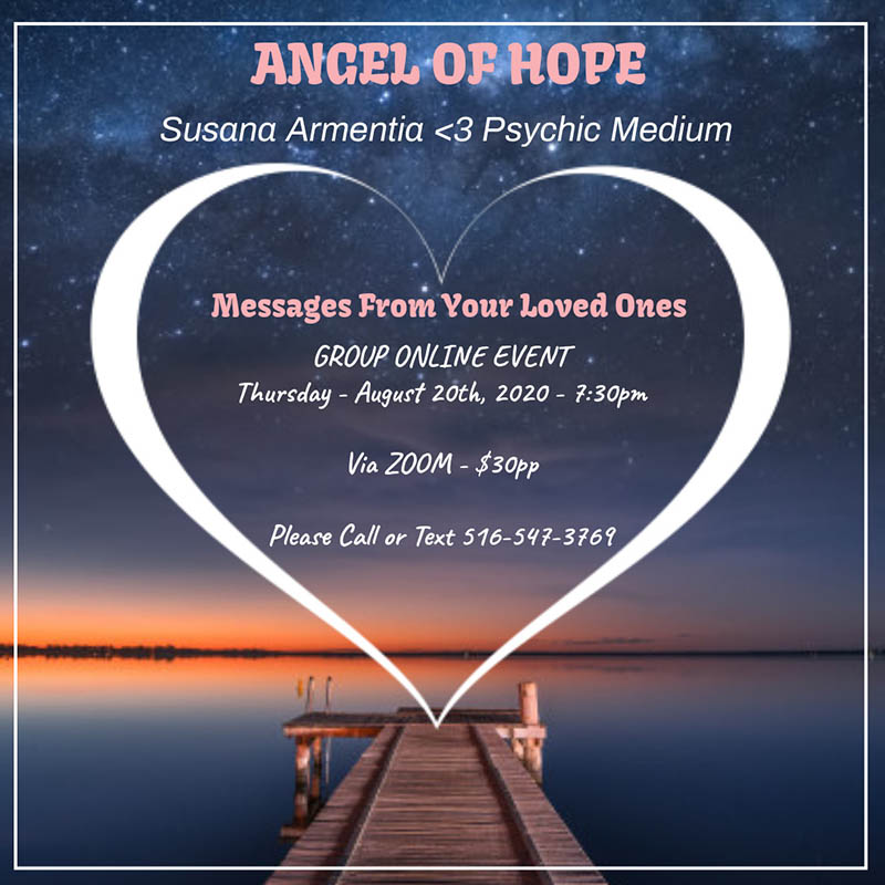 angel of hope august event